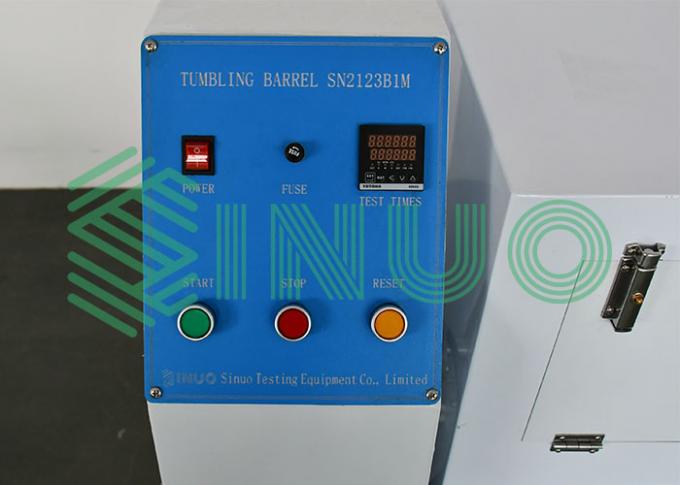 Control button libre del aparato de la prueba de la caída del barril que cae IEC60068-2 3