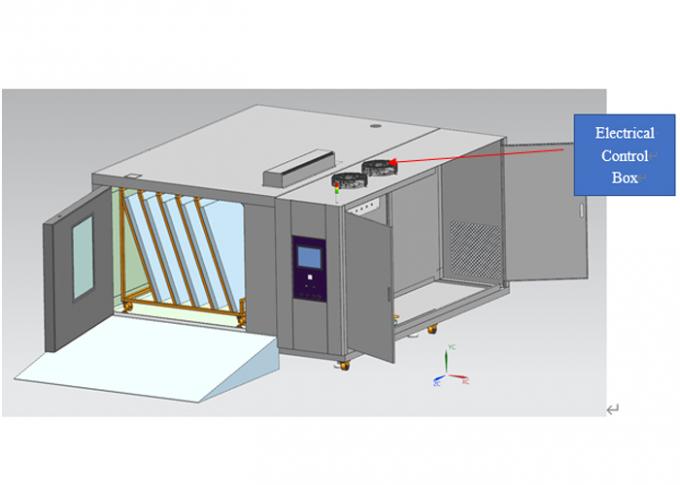 IEC 1251 Cámara de temperatura y humedad constantes con control PLC para pruebas de paneles solares 4