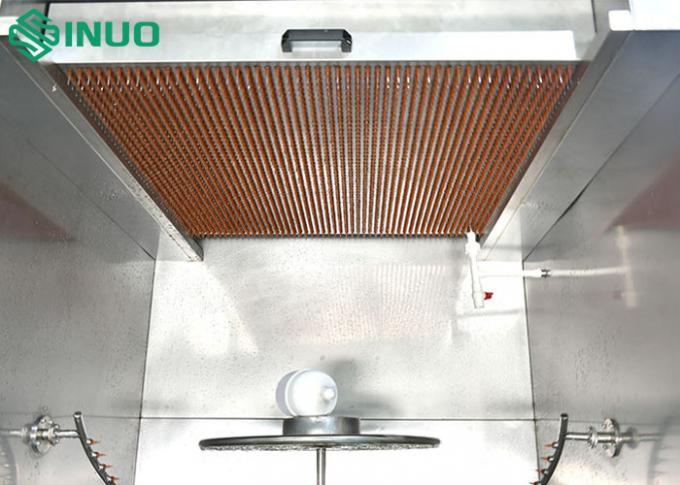 Cámara vertical de la prueba de la protección del ingreso del agua del goteo y del espray del agua de IEC60598-1 IPX1~4 1