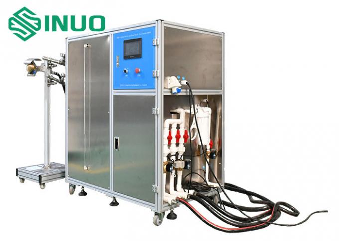 Boquilla de pulverización IPX3/4/5/6 y sistema de prueba de boquilla de manguera con tanque de suministro de agua IEC 60529 5
