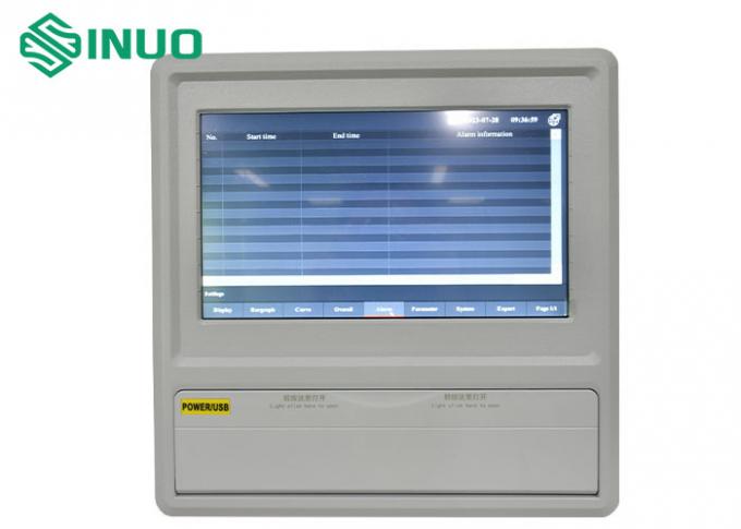 Pantalla LCD de los canales del maderero de datos del IEC 60335-1 100 para la medida y el registrador de la temperatura 0
