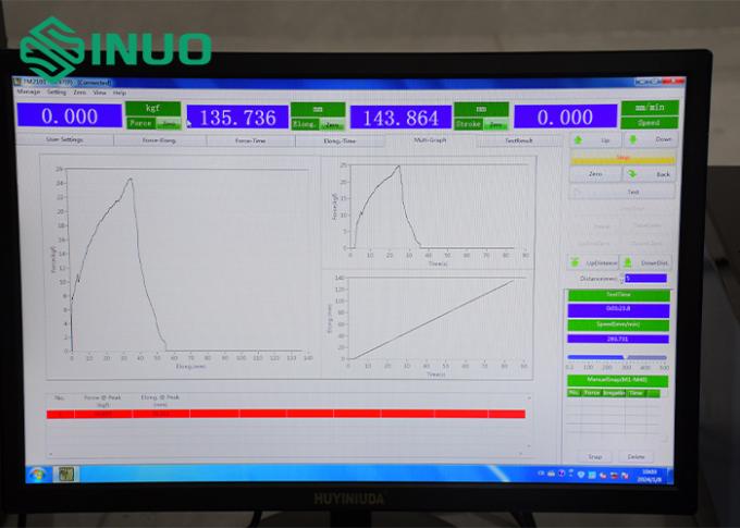 IEC60947-1 Máquina de prueba de resistencia a la tracción con rango de prueba de 50KN adopta el control por ordenador 0