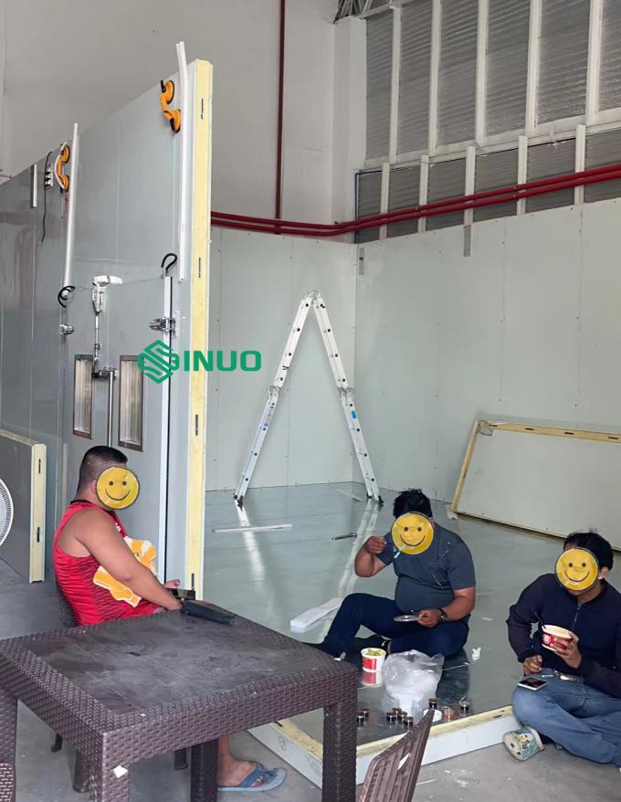 último caso de la compañía sobre El sistema de prueba de eficiencia energética del ventilador de mesa sin cuchillas se ha terminado en Filipinas  0