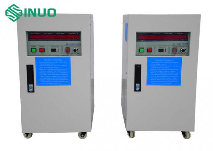 Fuente de alimentación AC de fase única 5KVA IEC 61800-2 utilizada para electrodomésticos 0