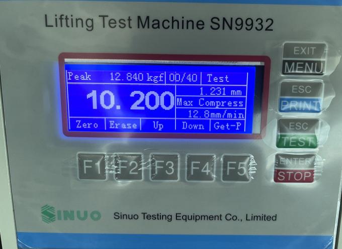 Máquina de elevación de la prueba del tornillo de la bola de la alta precisión del IEC 60598-2-17 para la prueba de elevación 0