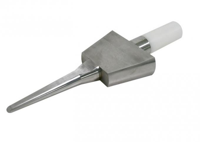 Figura punta de prueba común de acero inoxidable del IEC 62368-1 de la prueba de V.1 con la manija de nylon 1