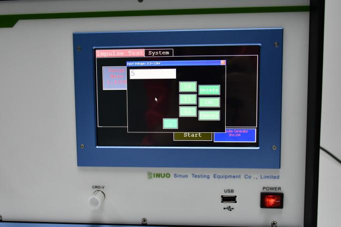 Equipo de prueba del generador del voltaje de impulso de la cláusula 7 del IEC 61180-1 2
