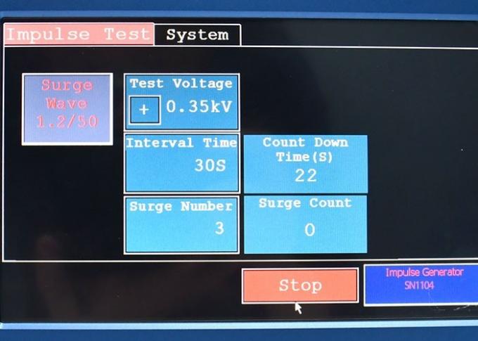Resistencias internas 12.5KV del generador 2 de los voltajes de impulso de la cláusula 5.4.2 del IEC 62368-1 0