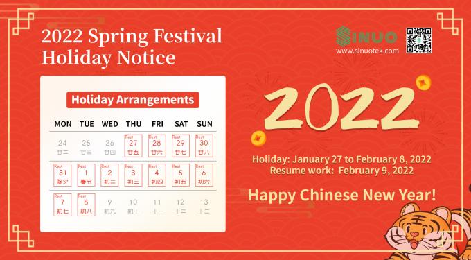 últimas noticias de la compañía sobre Arreglos del día de fiesta del Año Nuevo chino  0