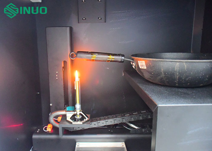 Últimas noticias de la empresa sobre Introducing Our New Cookware Handle Burning Resistance Test Apparatus for EN 12983-1 and TZS 683 Compliance