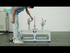Equipo de prueba de doblez de resistencia del Cookware doble de la manija del EN 12983-1 de las BS