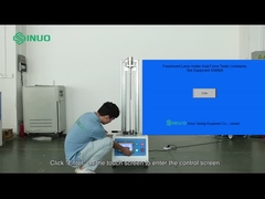 Equipo de prueba de las lumbreras del probador de la fuerza axial del tenedor de la lámpara fluorescente del IEC 60598-1