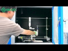 IEC 60335-1 Aparato de ensayo de llama con aguja para ensayo de inflamabilidad y resistencia al fuego de los materiales