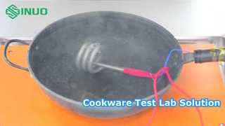 Equipos de prueba avanzados de utensilios de cocina con solución completa Vea cómo los laboratorios prueban según EN 12983-1