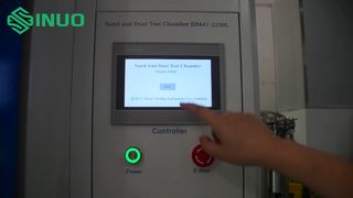 Cámara de prueba de arena y polvo IP5X IP6X Prueba de arena y polvo IEC 60529 para piezas automotrices