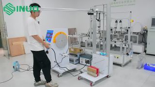 Prueba de caída de bola de acero de demostración de prueba de impacto IEC 60335-2-24 para seguridad de gabinetes