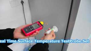 ¡Vea la temperatura de la superficie en tiempo real! | Demostración de la sonda de temperatura de superficie IEC 60335-2-6