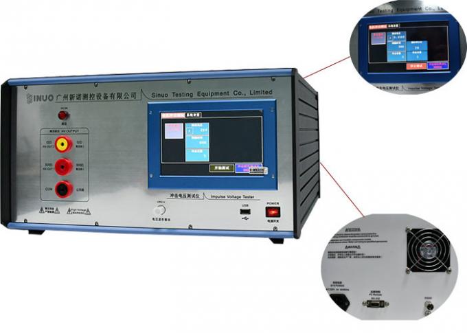 Aparato integrado de la prueba del voltaje de impulso de la cláusula 5.4.2 del IEC 62368-1 1,2 µs de /50 10/700 µs 0